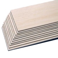 Balsabrett - Balsaholz 6  x 100 x 1000 mm