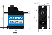 Micro HV Servo GO-1017MG 4.5 kg